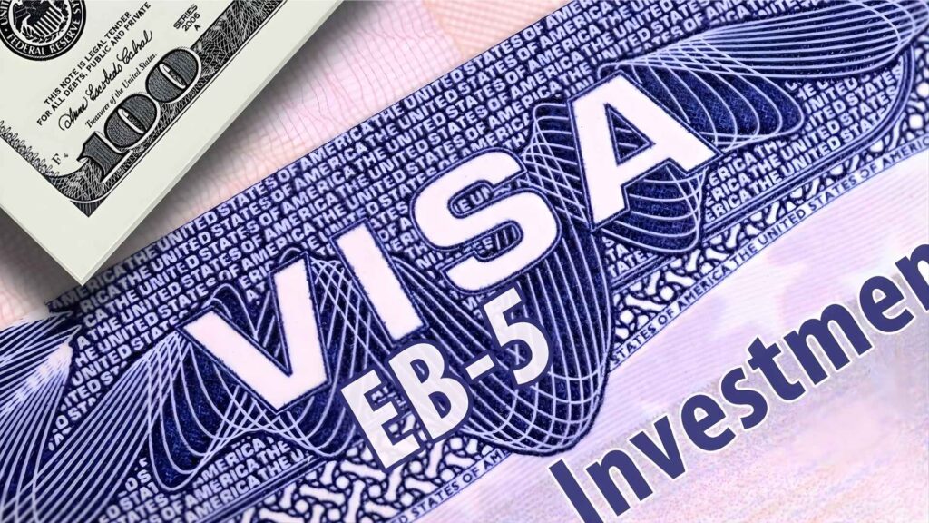 Imagen que ilustra el proceso para obtener una visa E-5 de inversión.